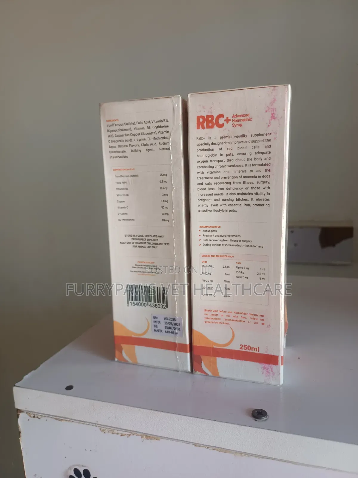 RBC Advanced Blood Tonic Syrup for Pets
