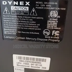 Foreign Used Television - Security Screen