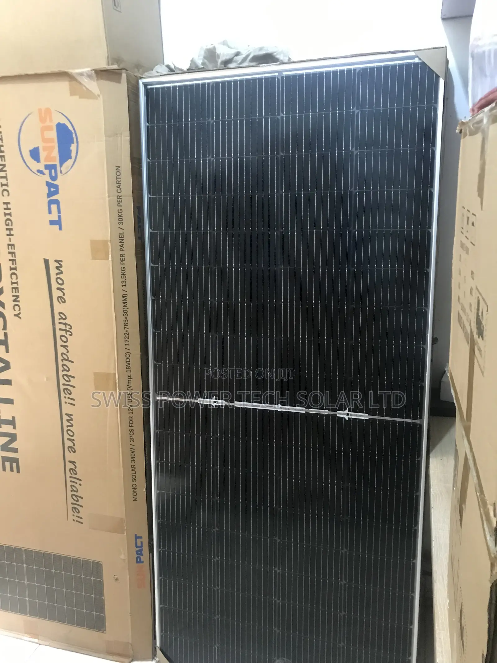 340 Watt Bifacial Sun Pact Panel
