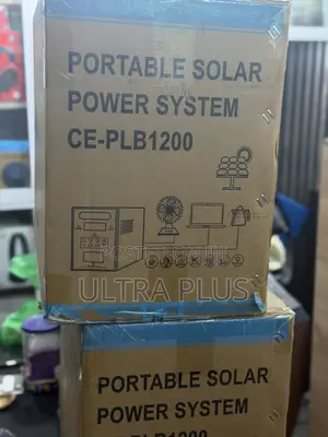 Cworth Ce-Plb1200 1200w 1.5kwh Portable Solar Generator
