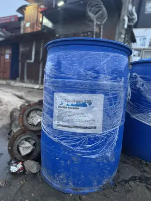 200-Liter Drum of Epochem 505 Rig Wash Industrial Cleaner.
