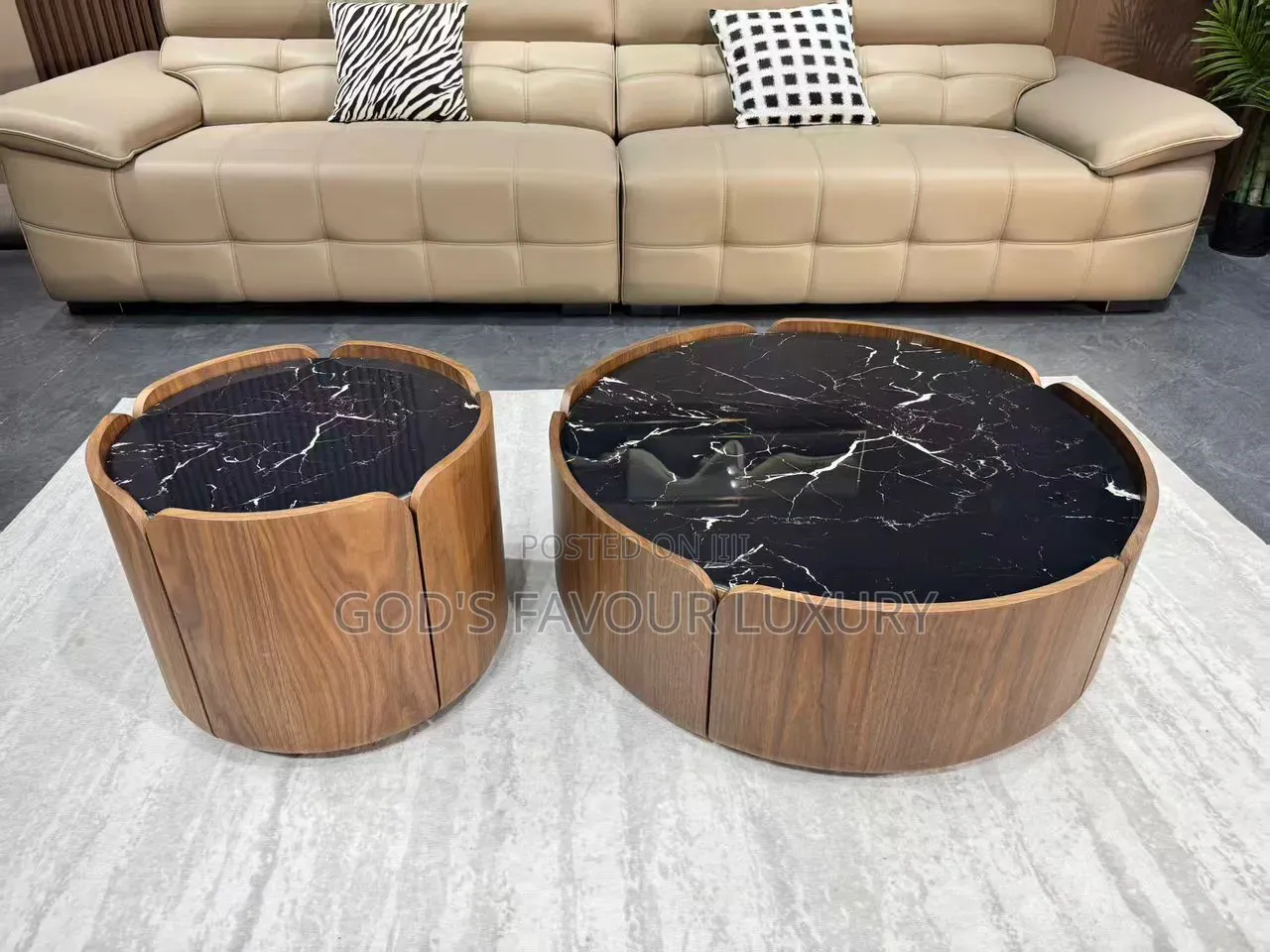 Classic Center Table and Side Stool.