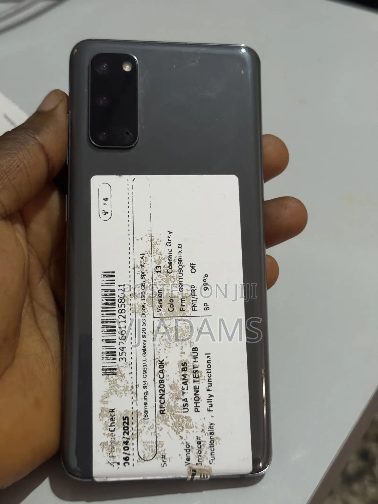 Samsung Galaxy S20+ 5G 128 GB Gray