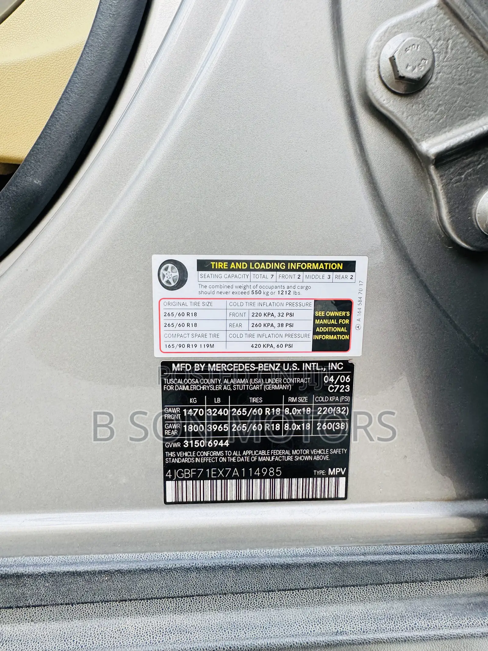 Mercedes-Benz GL-Class 2006 Silver