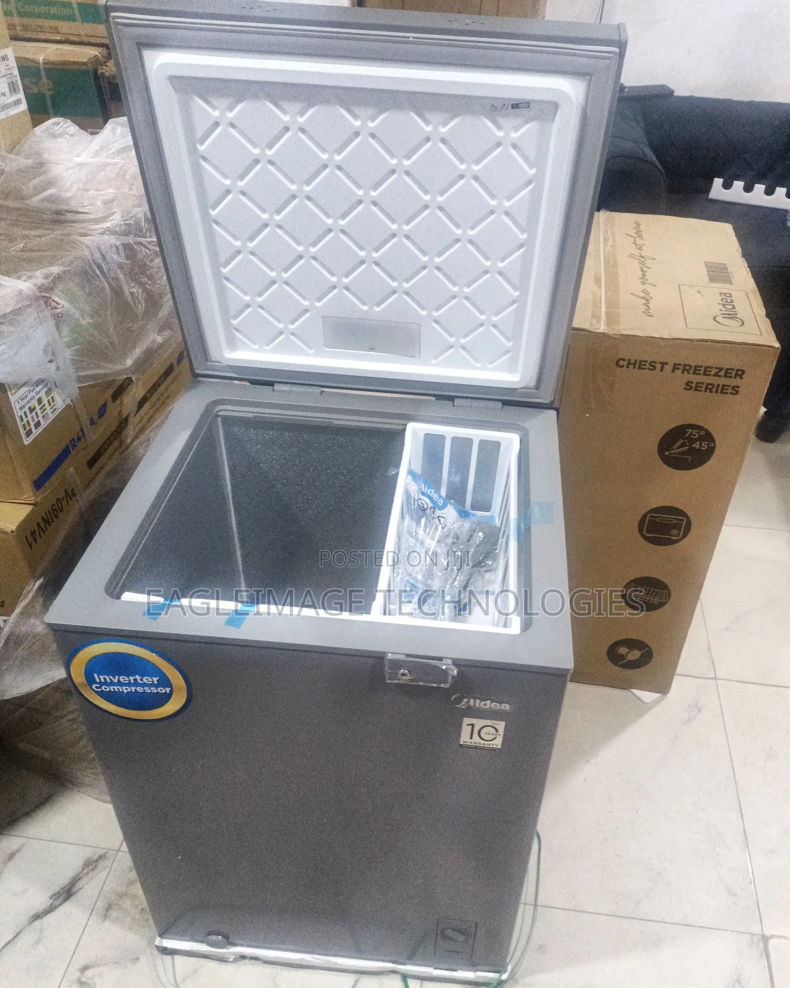 Midea Deep Freezer 142l Wide Voltage Support