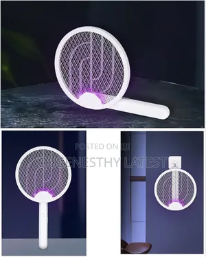 3-in-1 Rechargeable Electric Mosquito Killer/Swatter Trap Lamp 3000v