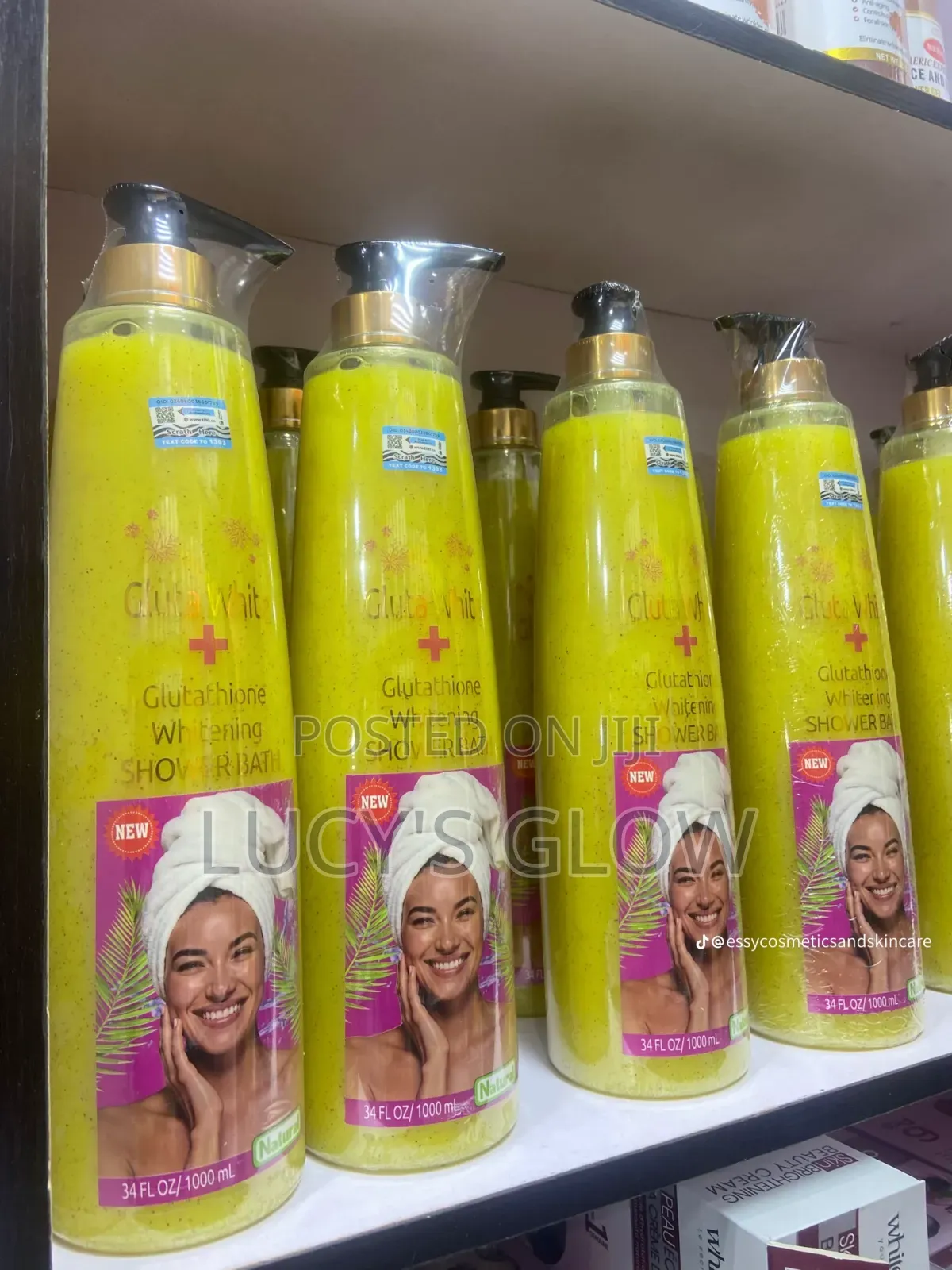 Gluta White Shower Bath