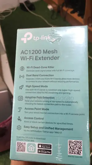 Tp Link Mesh Wi-Fi Extender Ac 1200 Dual Band