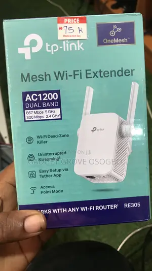 Tp Link Mesh Wi-Fi Extender Ac 1200 Dual Band