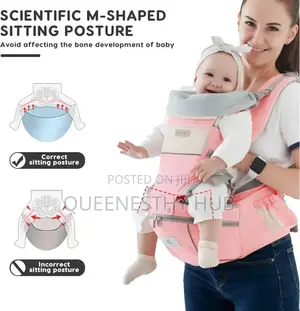 Premium 6-in-1 Baby Carrier | All-seasons Ergonomic Hip Seat Support