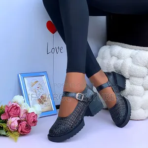 Colour : Milk White and Black . Sizes : 37—42 Normal Sizes