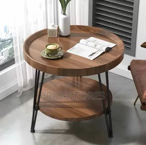 Double-Layered Round Coffee Table