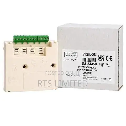 Gent S4-34450 Interface Quad Input/Output Low Voltage