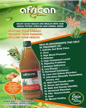 African Gem ( Health Is Wealth) Take Care of It.