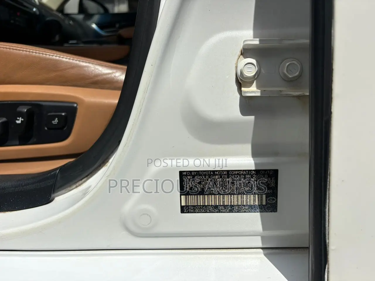 Lexus GS 2012 White