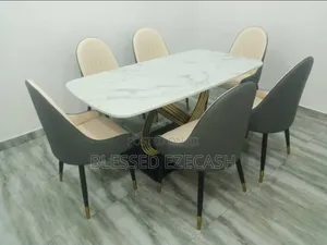 Best Quality Marble Dining Table by 6chair