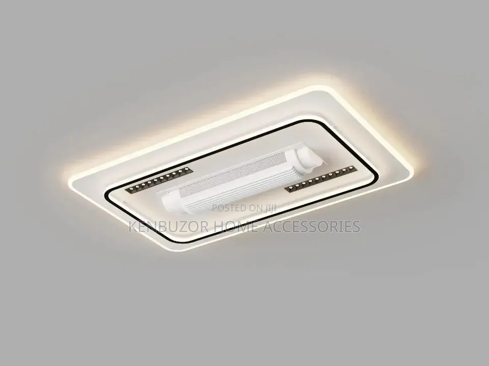 Modern Led Silence Bladeless Ceiling Fan With Remote
