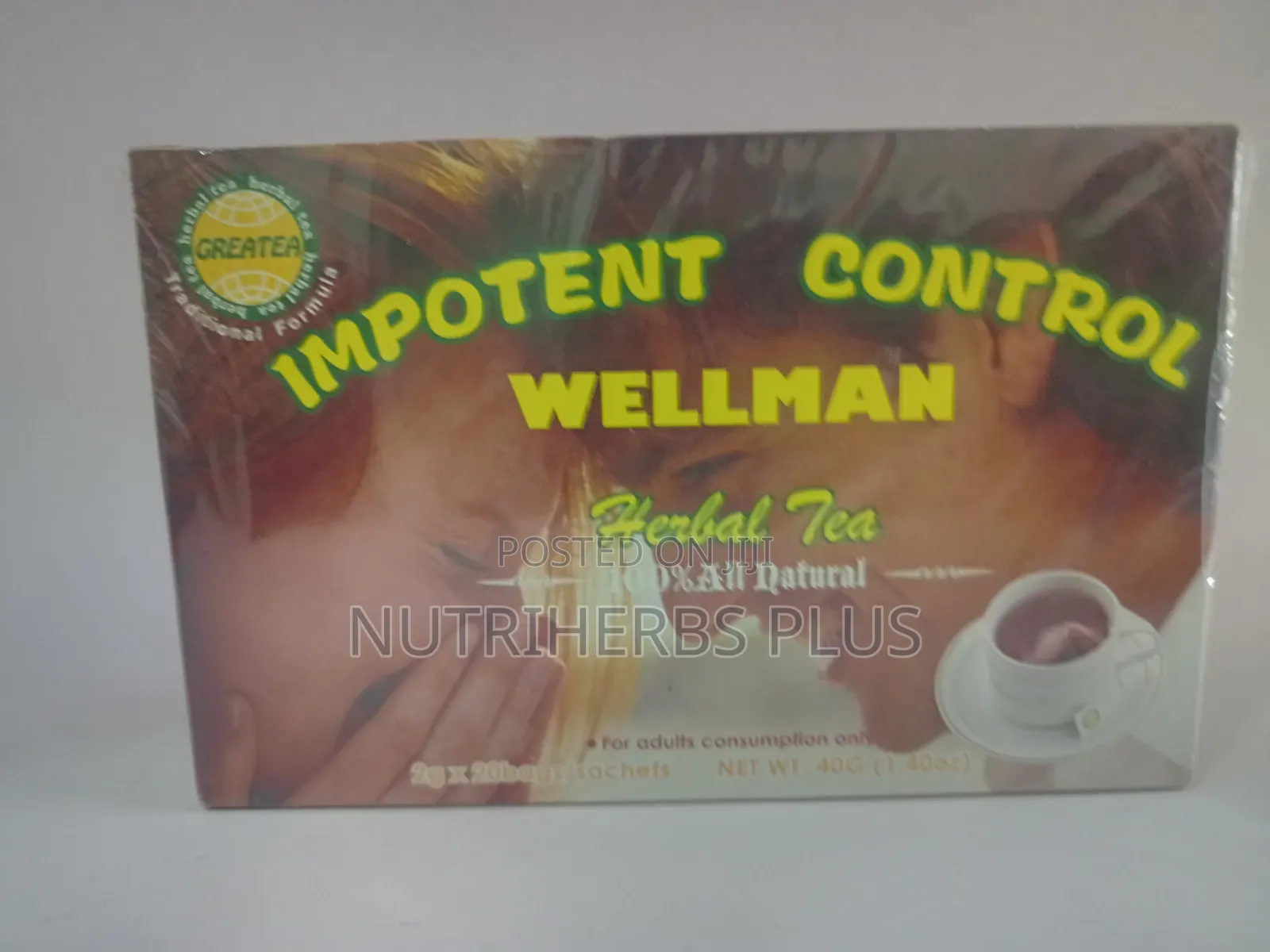Impotent Control Wellman Herbal Tea: For Erectile Dysfunction