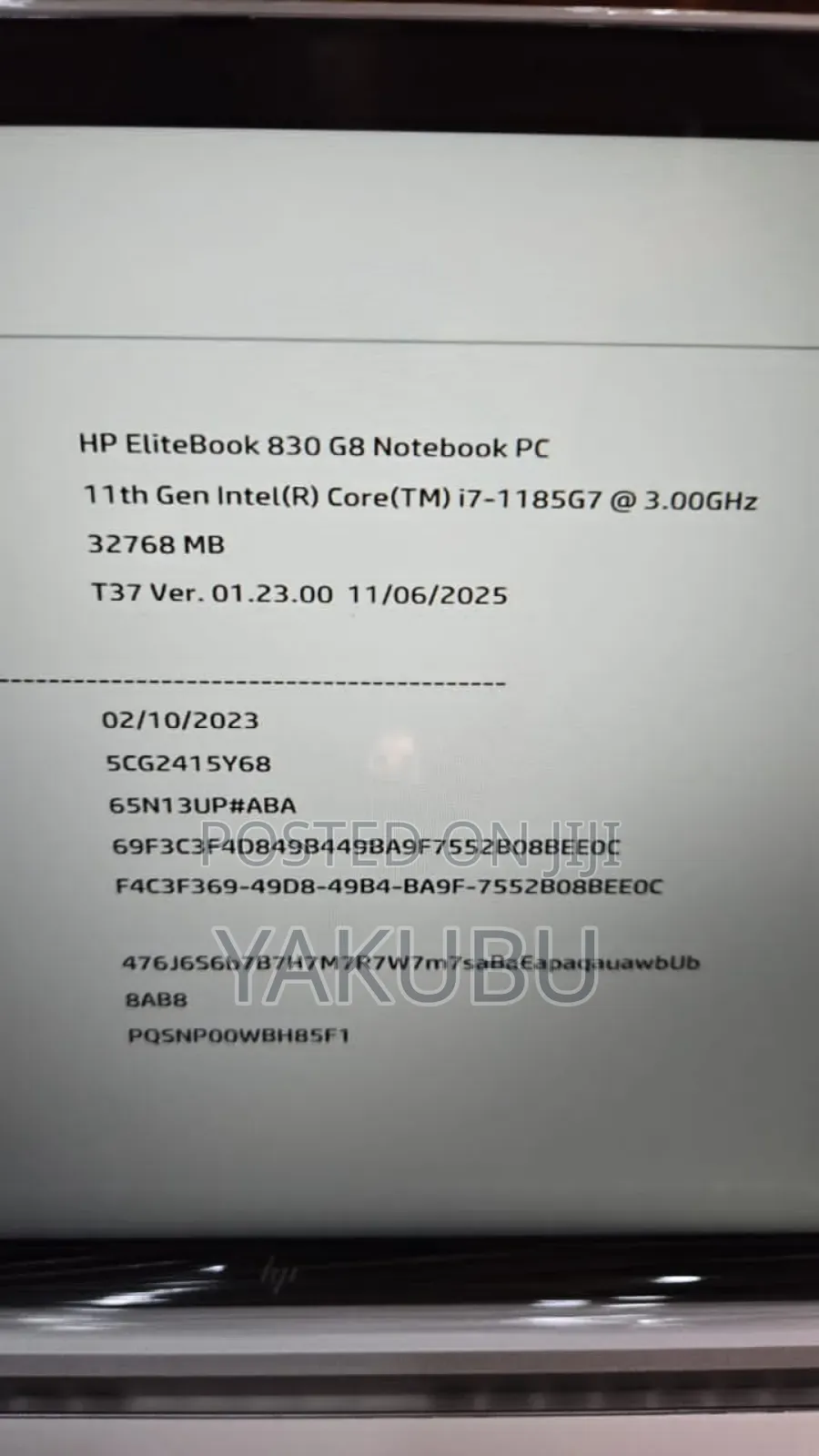 New Laptop HP EliteBook 840 G8 32GB Intel Core i7 SSD 1T