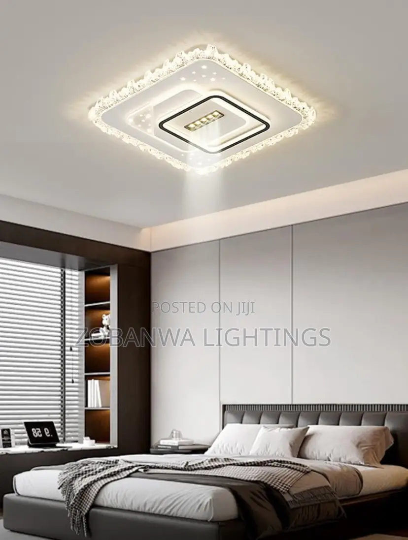 Bladeless Ceiling Fan Light Modern Minimalist Large Ceiling Lamp