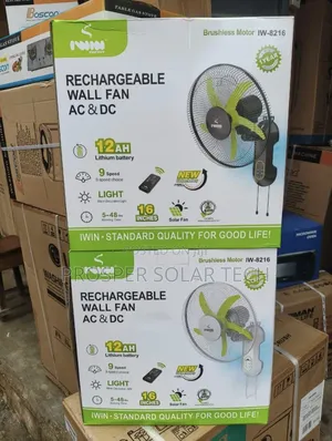 Ac/Dc Rechargeable Wall Fan