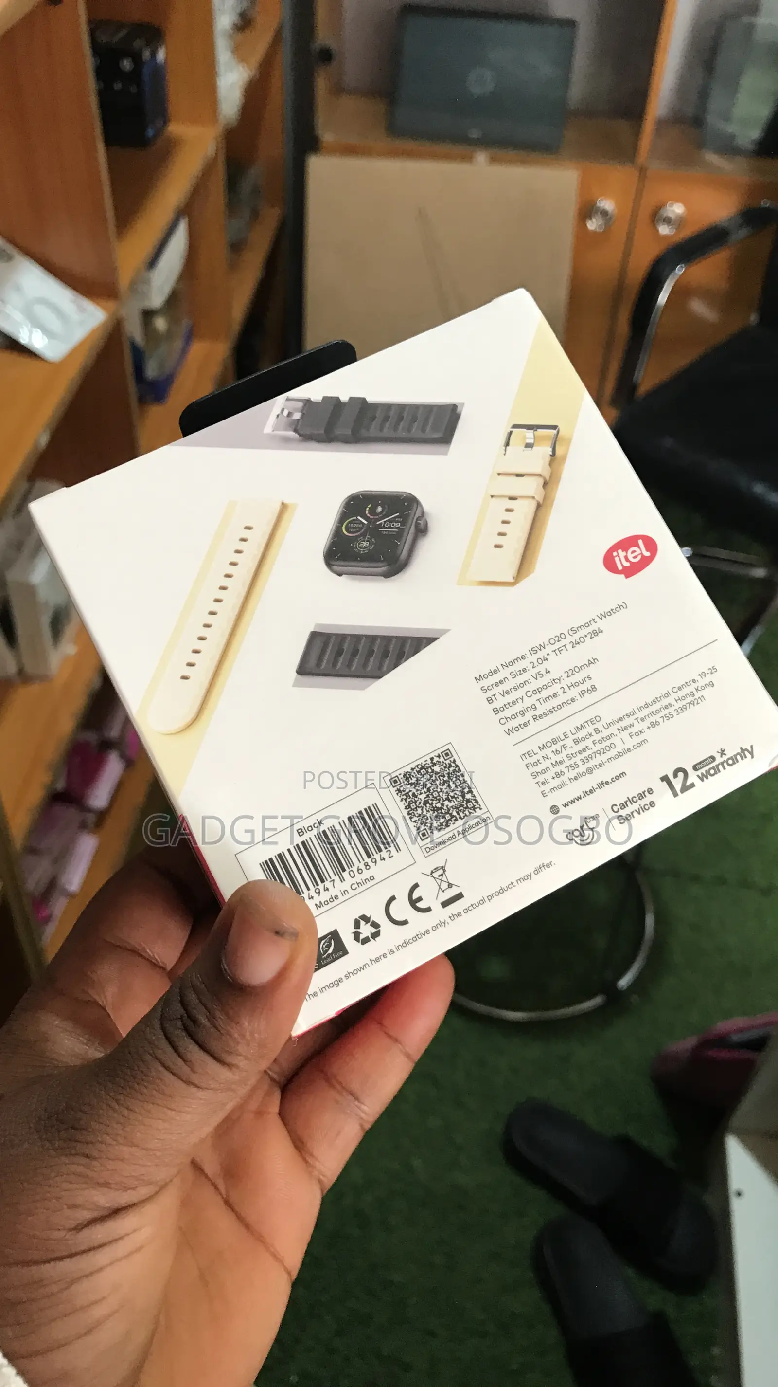 Itel Smart Watch Fit 020