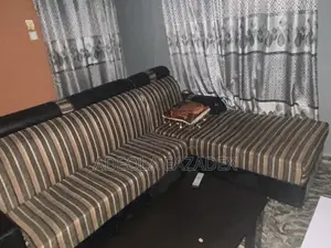 Set of L Chair, Center Table and Tv Stand