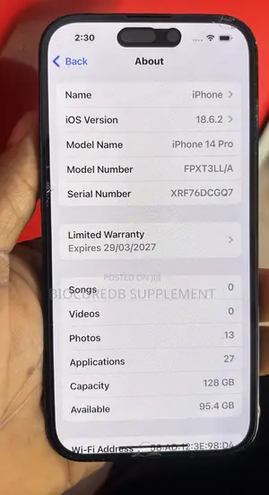 Apple iPhone 14 Pro 128 GB Gray