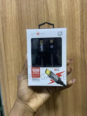 100w Type-C to Type-C Fast Charging Cable With Led Display 2m