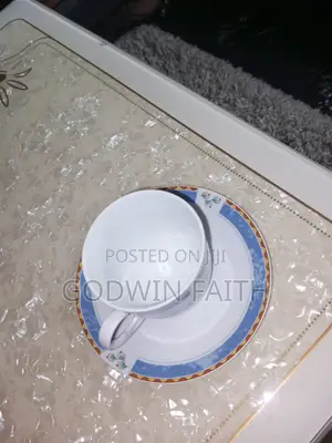 Luxury Flower Design Teacup Set. 3-Piece