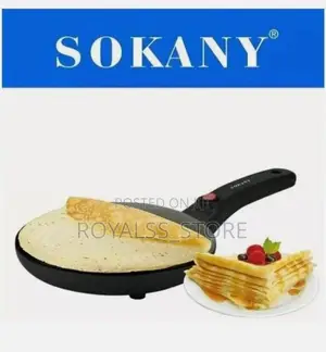 Electric Sokany Crepe Maker, Shawarma and Samosa Wrap