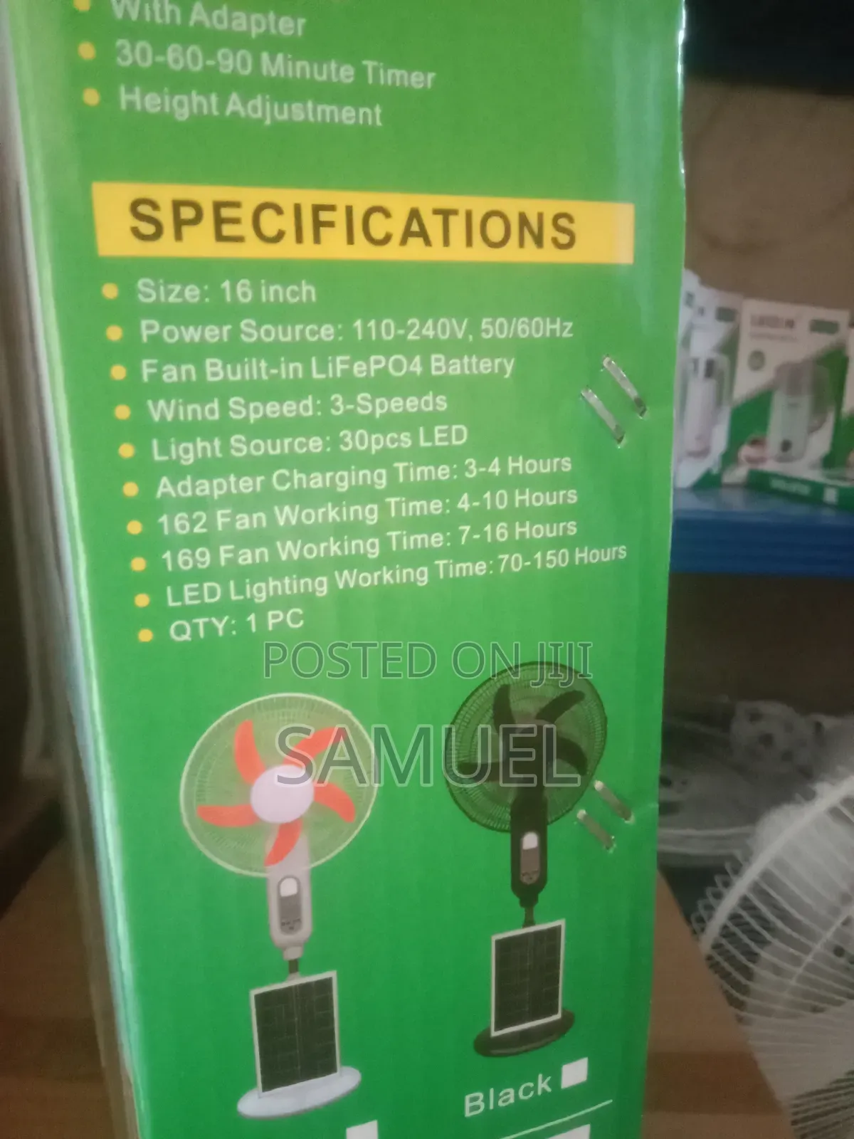Ledon Solar Fan