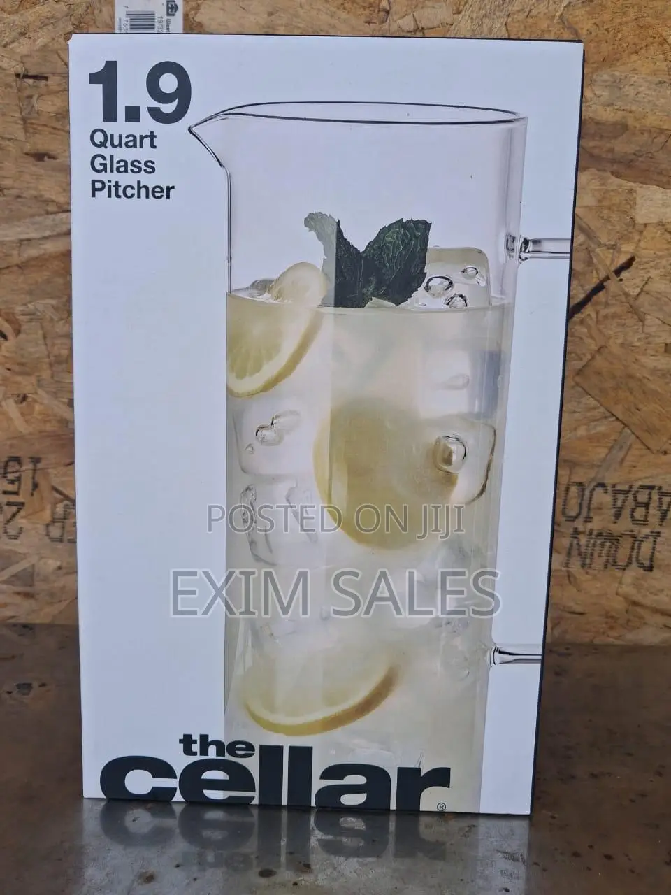 The Cellar 1.9 Quart Glass Pitcher