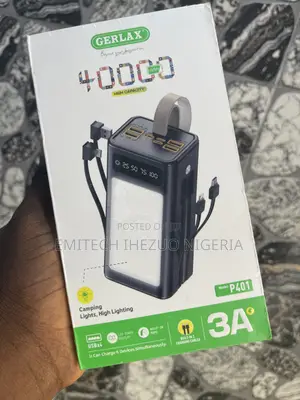 40,000 High Capacity Power Bank