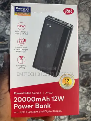 20,000 Mah 12w Power Plus Series A1160 Power Bank