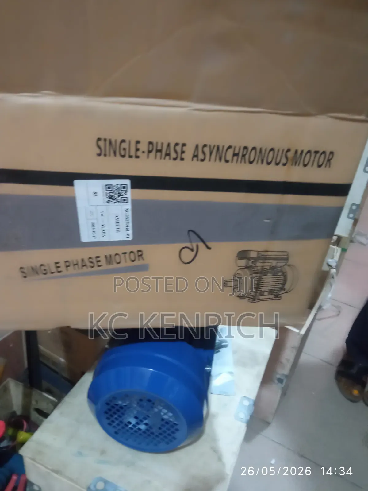Single Phase Asynchronous Electric Motor 3hp 1400rmp