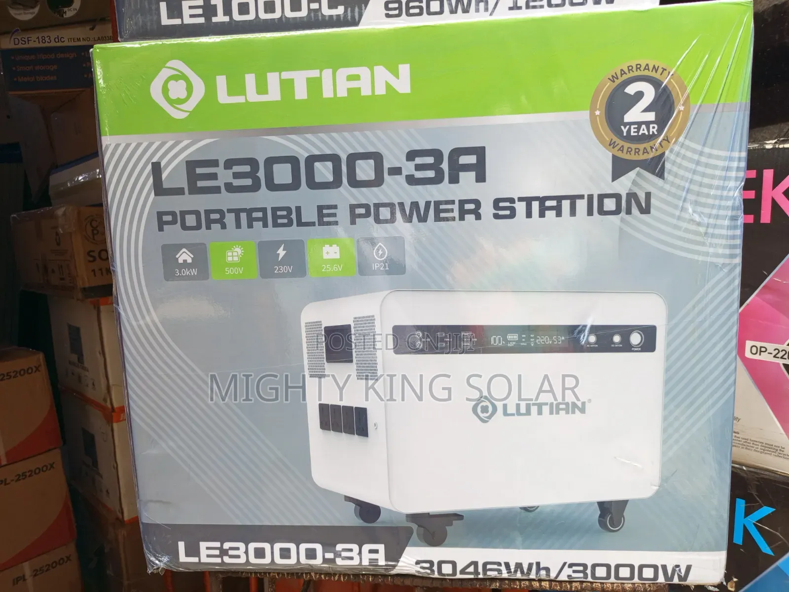 3000w Output Plus 3046kwh Lutian Solar Generator