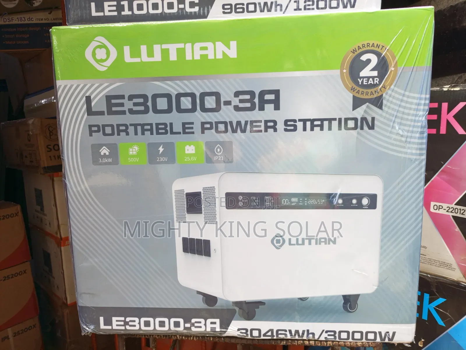 3000w Output Plus 3046kwh Lutian Solar Generator