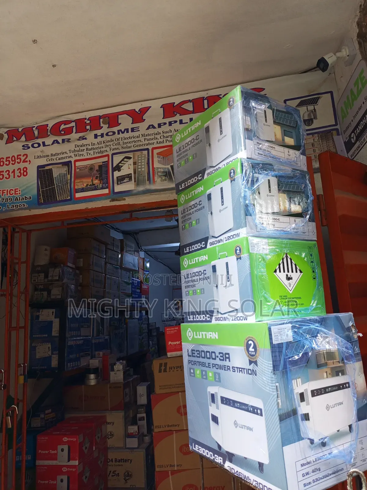 3000w Output Plus 3046kwh Lutian Solar Generator