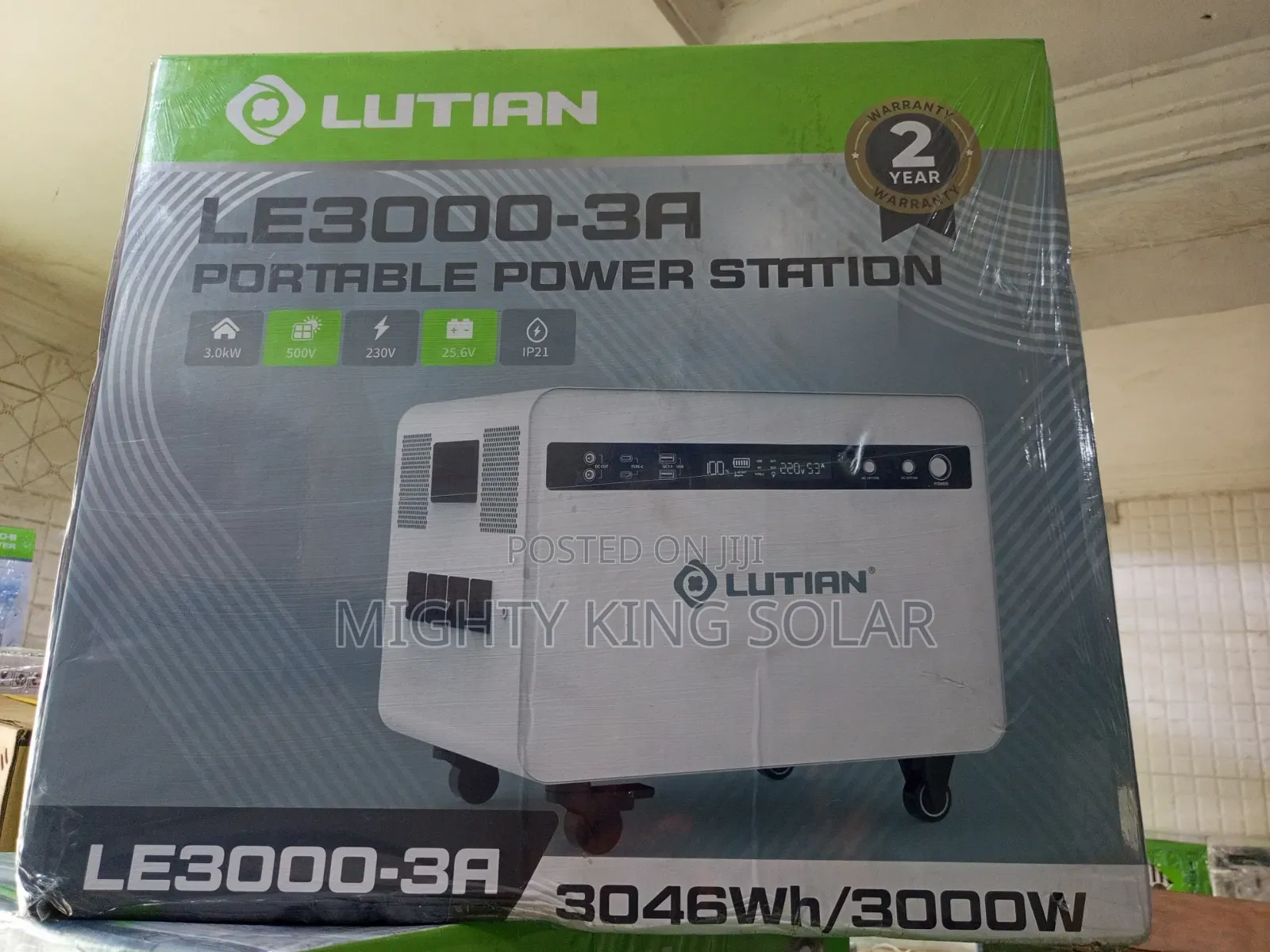 3000w Output Plus 3046kwh Lutian Solar Generator
