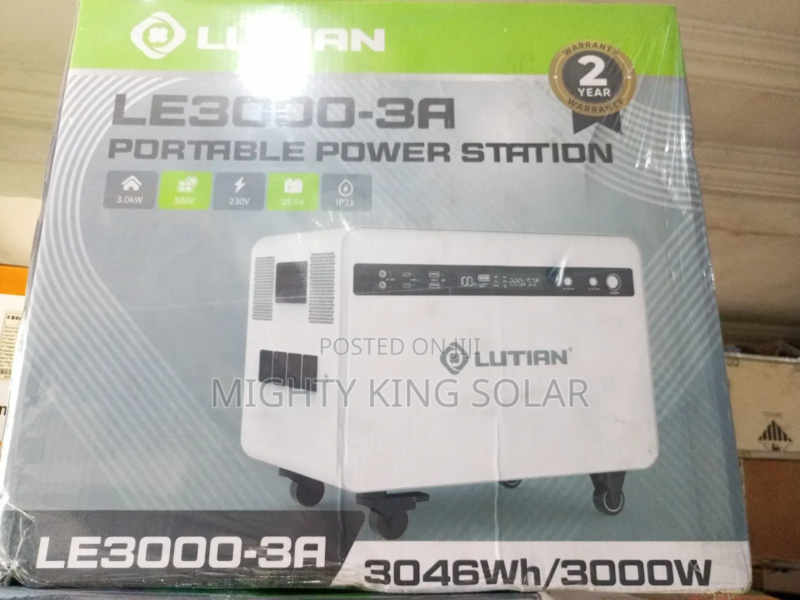 3000w Output Plus 3046kwh Lutian Solar Generator