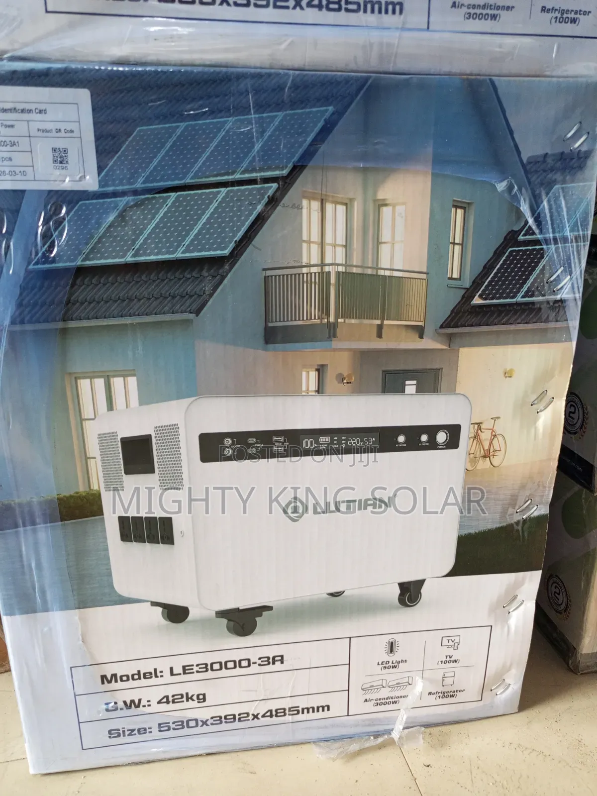 3000w Output Plus 3046kwh Lutian Solar Generator