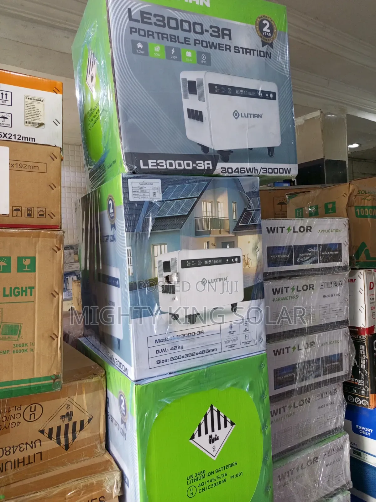 3000w Output Plus 3046kwh Lutian Solar Generator