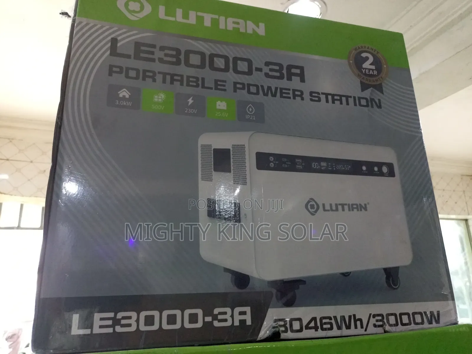 3000w Output Plus 3046kwh Lutian Solar Generator