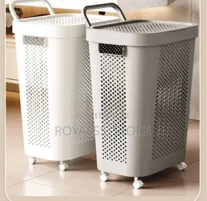 Foldable Laundry Basket With Wheels