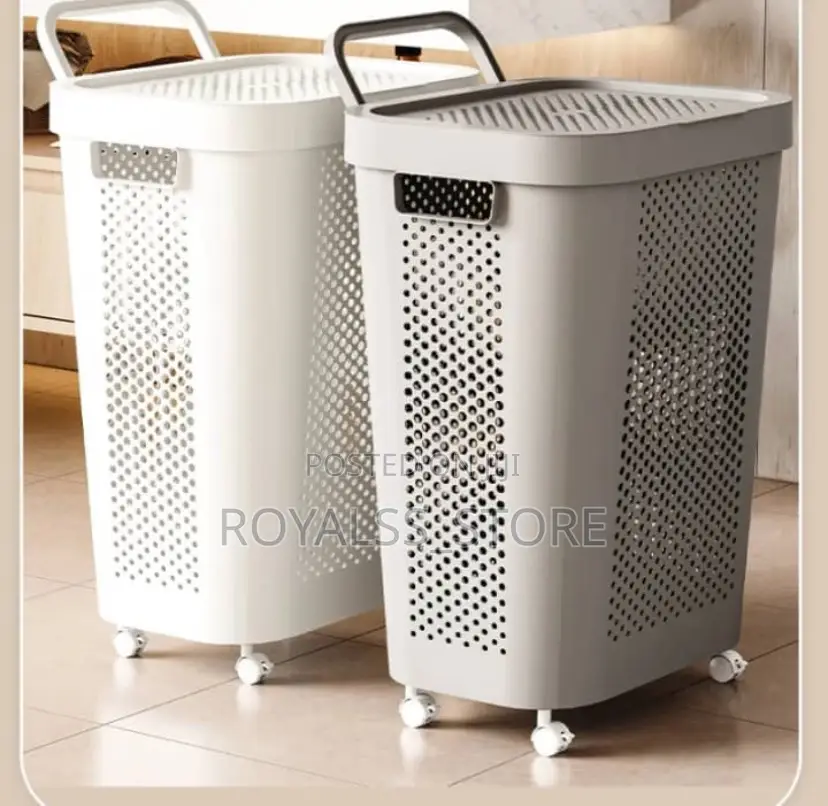 Foldable Laundry Basket With Wheels