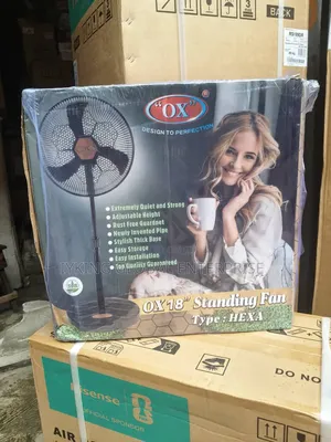Ox 18" Hexa Adjustable Standing Fan