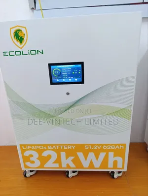 32kwh Ecolion Lithium Battery for Duplex, Office, Filing Station