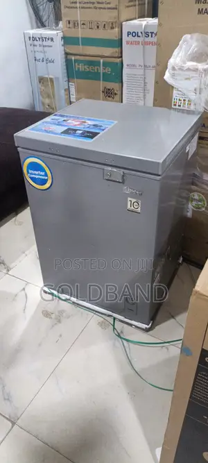 Midea 142l Deep Chest Freezer With Led Light