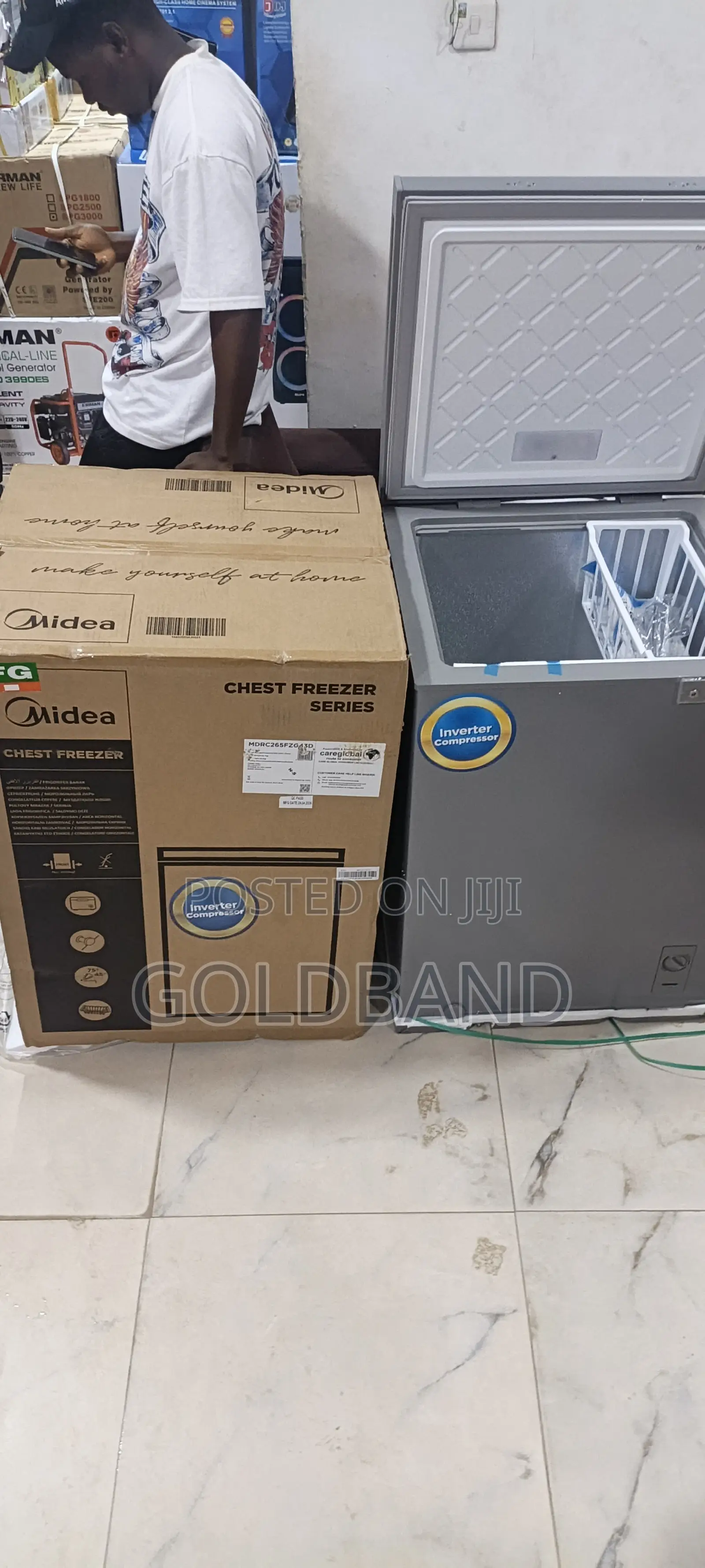 Midea 142l Chest Freezer – Smart Freezing Technology